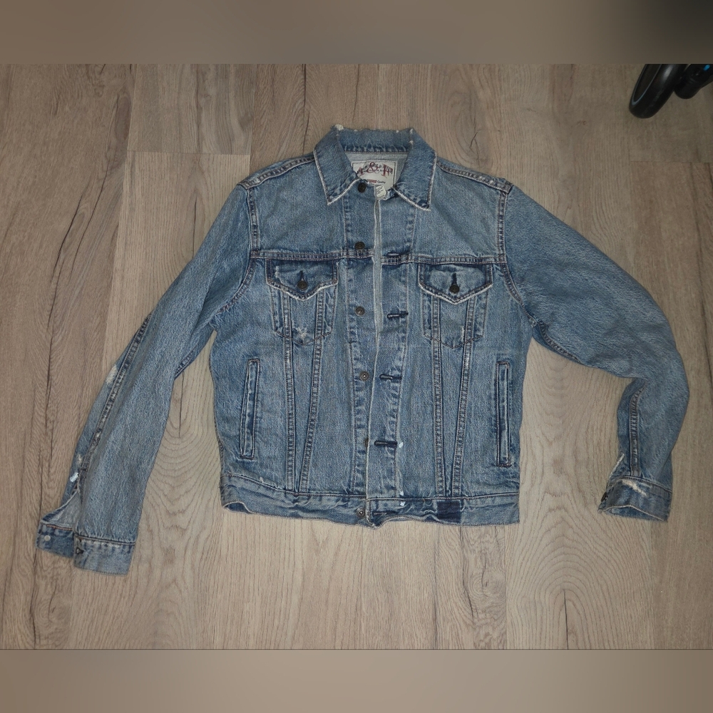 Abercrombie and fitch trucker jacket